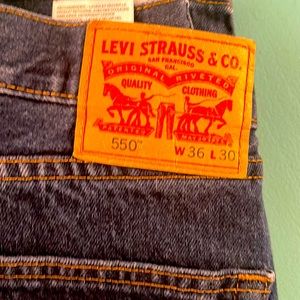 Levi’s 550.  Perfect condition. Used. 36x30